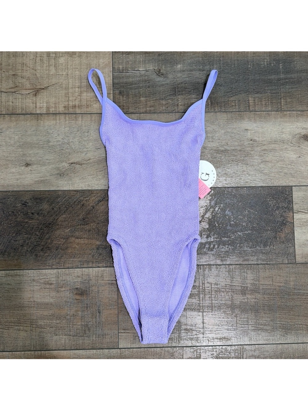 Hunza G Lilac One Piece Swimsuit - Picture 2 of 5